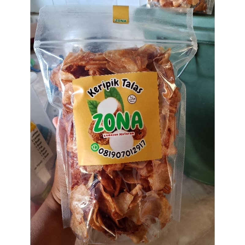 

keripik talas gula merah