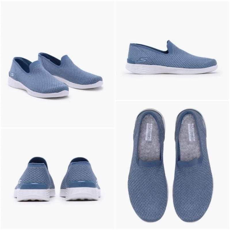 SALE100%Original Skechers You Define Biru Women's Sneakers Shoes Kode Produk: SKE132047BLU
