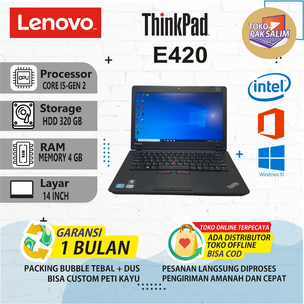 Laptop Bekas Lenovo Thinkpad E420