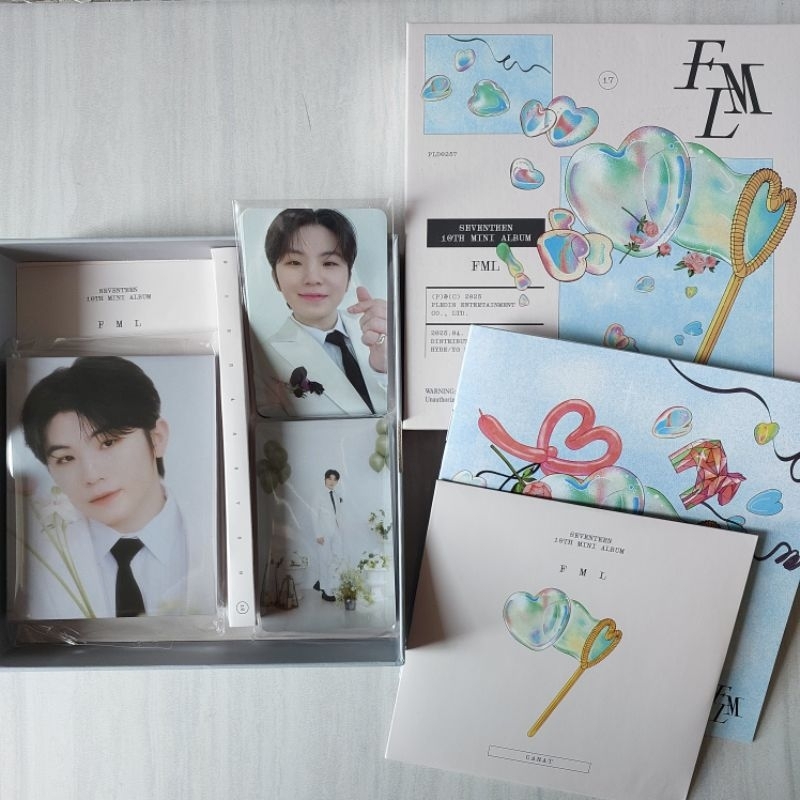 Seventeen FML Carat Version Carver Album Woozi set