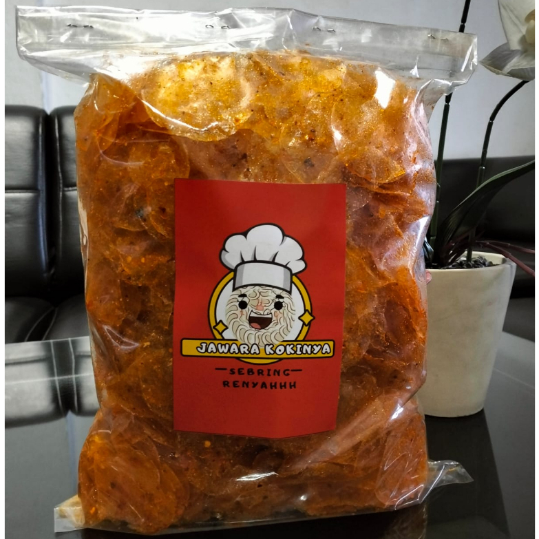 

Keripik Kaca Jawara Kokinya Pedas *500 gr