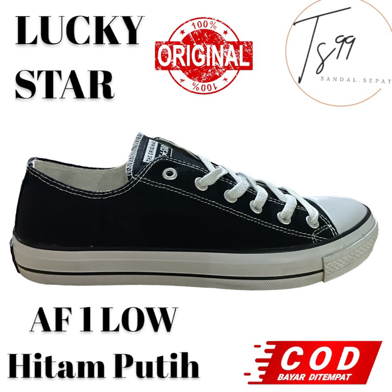 Sepatu Sneakers Casual Lucky Star AF 1 LOW