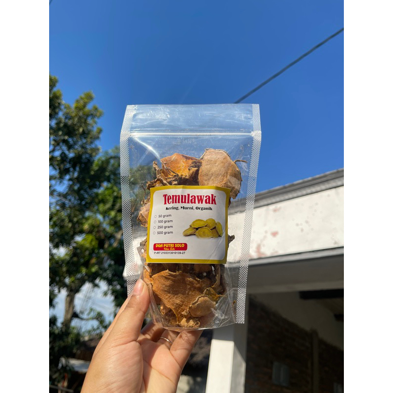 

TEMULAWAK KERING 100 Gram ( KERING , MURNI , ORGANIK )