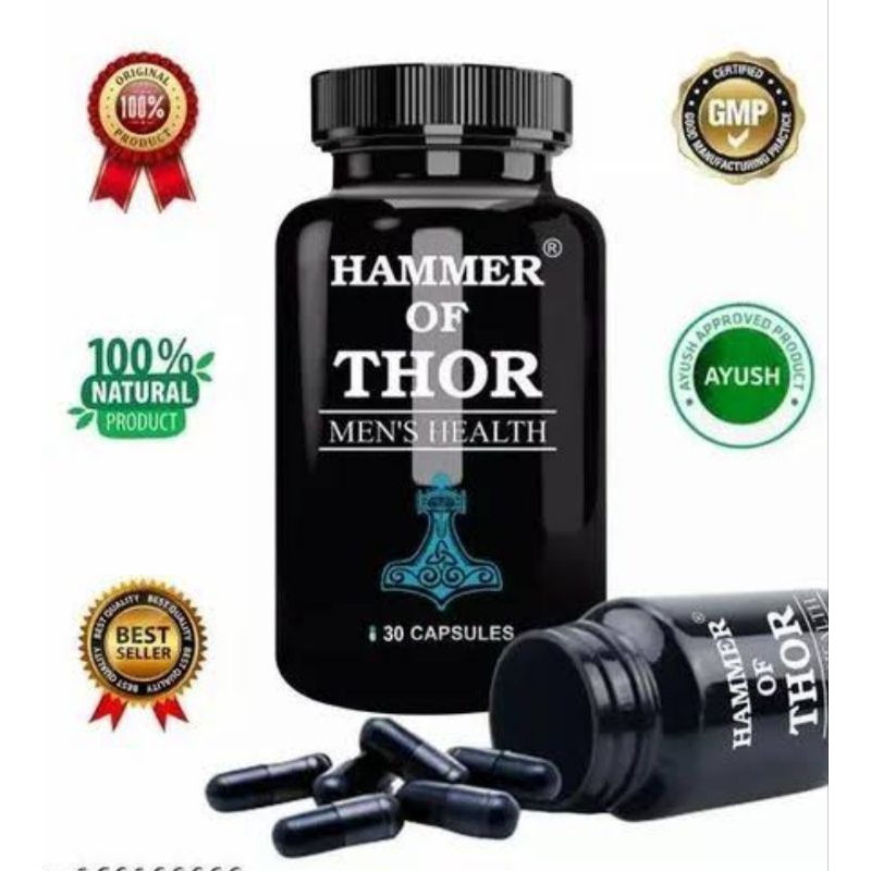 HAMMER OF THOR ASLI ITALY 100% ORIGINAL ALAT PEMBESAR VITAL HERBAL KUAT TAHAN LAMA OBAT KUAT