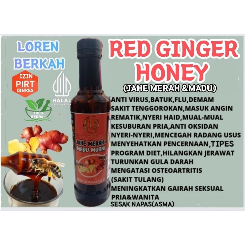 

RED GINGER HONEY -JAHE MADU - JAHE MERAH - MADU - ASLI TERMURAH#MADU #MADU KESEHATAN #MADU OBAT #MADUSEHAT #MADU ASLI