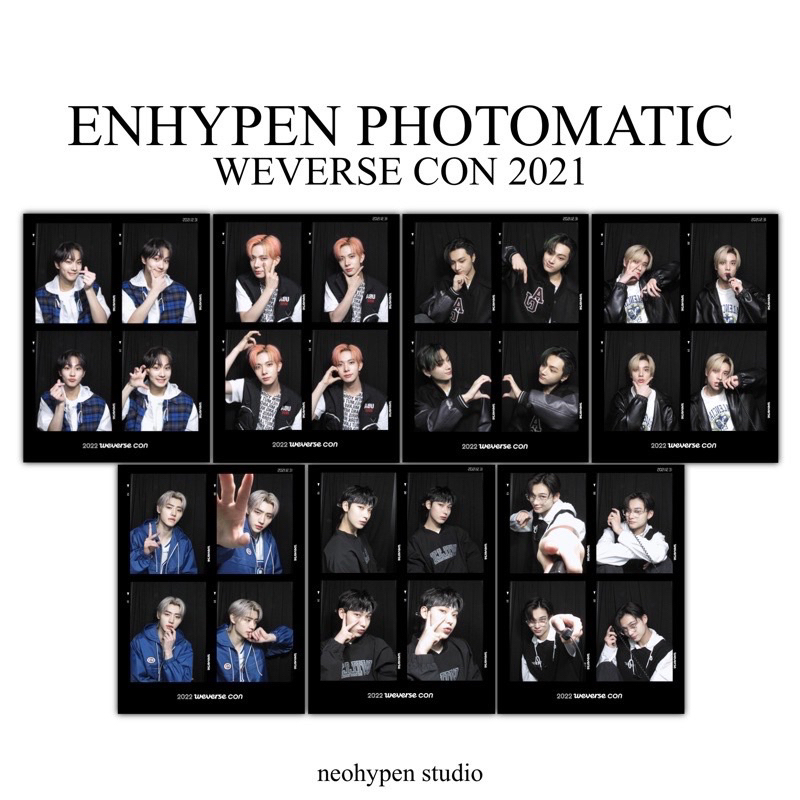 ENHYPEN PHOTOMATIC WEVERSE CON FESTIVAL 2022