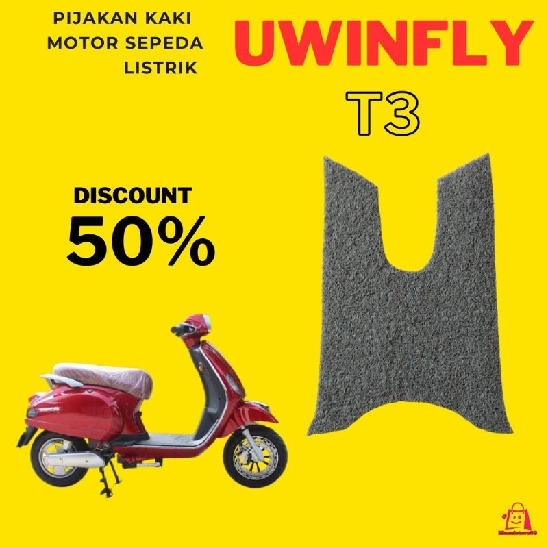 Karpet Alas Motor Listrik U Winfly T3 / Karpet Serabut Sepeda Listrik