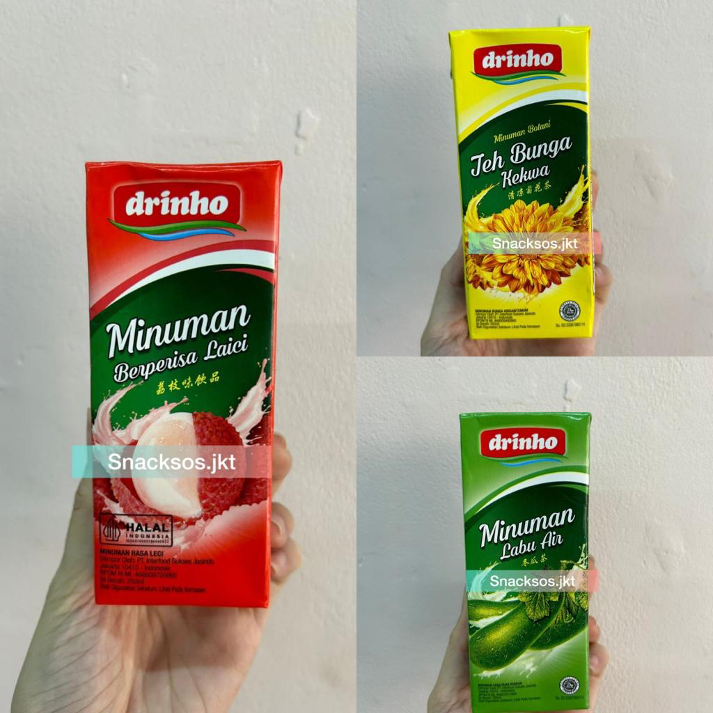 

DRINHO LYCHEE / DRINHO TEH BUNGA CHRYSANTHEMUM / DRINHO KUNDUR WINTERMELON