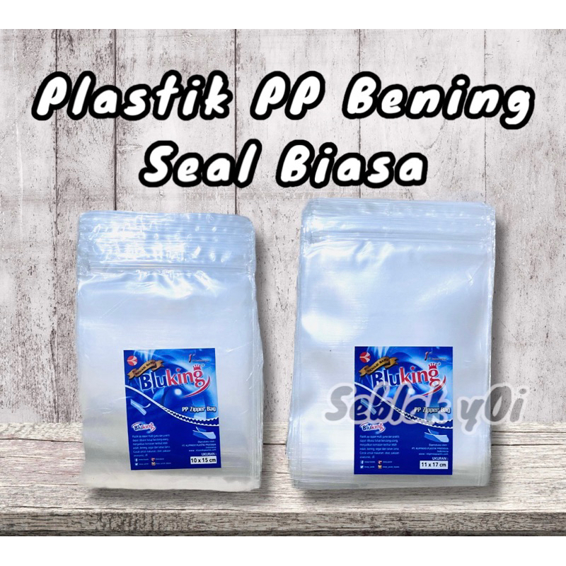 Plastik PP Bening Seal Biasa 10x15