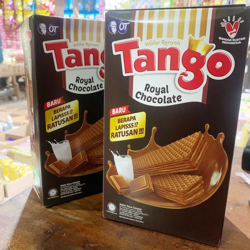 

TANGO ROYAL CHOCOLATE / WAFER RASA COKELAT / 1 KOTAK ISI 20pcsx5gr