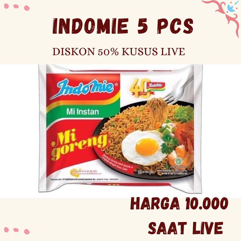 

INDOMIE GORENG 5 PCS