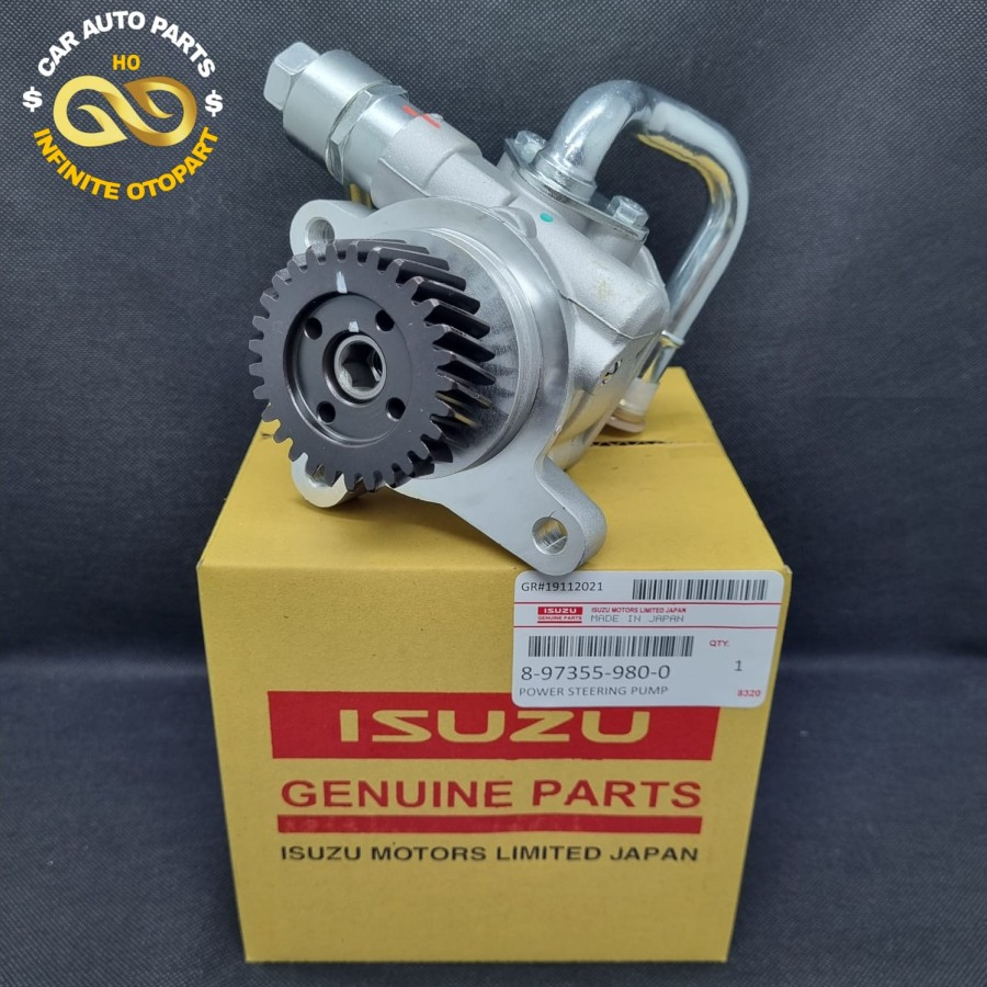 POMPA POWER STEERING STIR ISUZU DMAX LAMA 3.0 DMAX OLD 3.000CC 2015 KEBAWAH