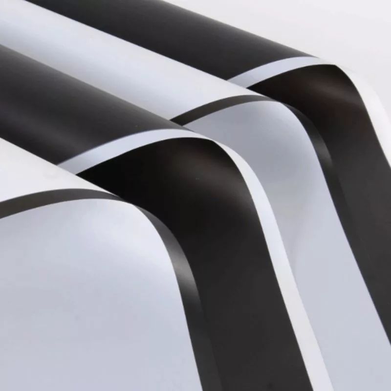 

Monochrome Cellophane Flower Wrapping Paper |Kertas Buket Hitam Putih