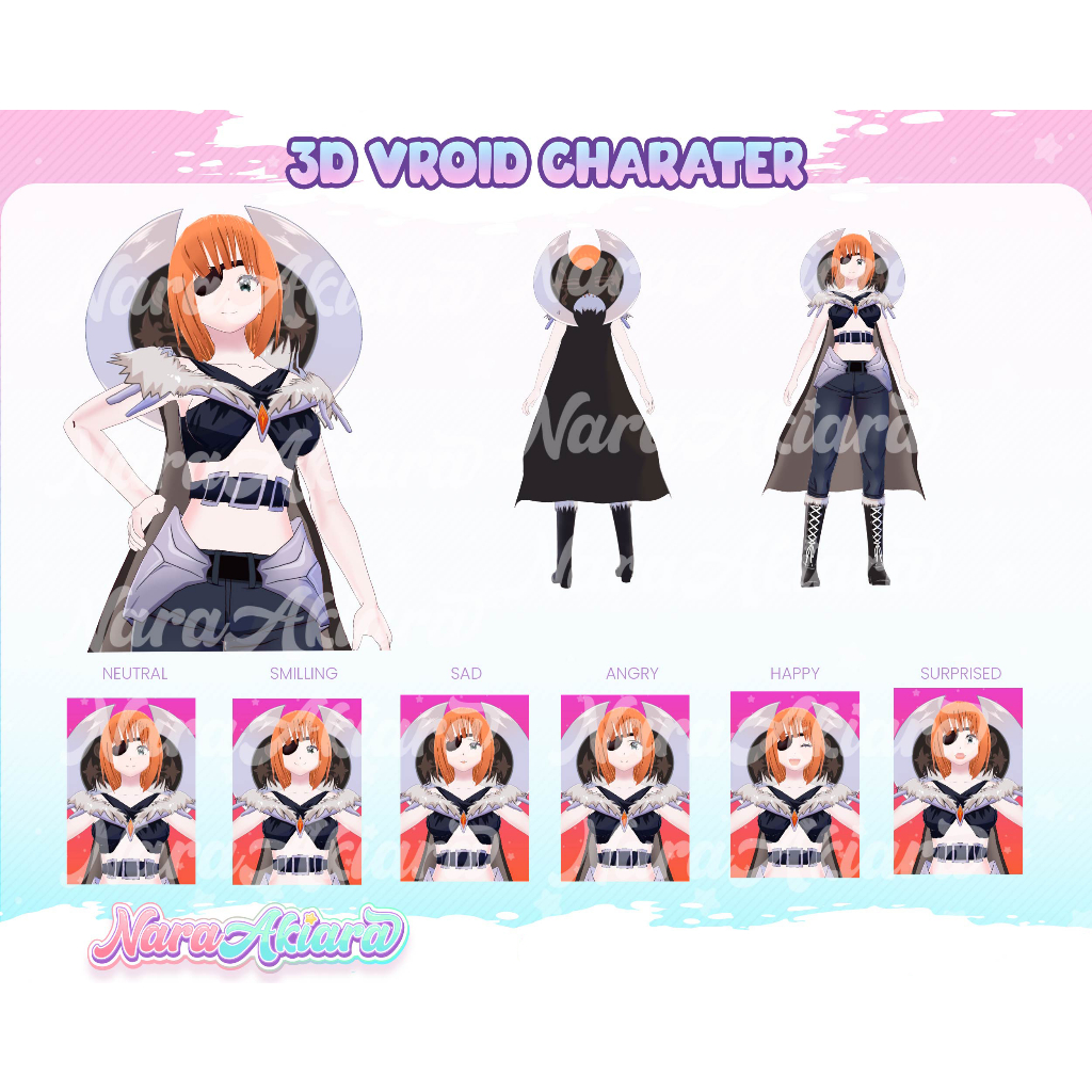 Siap Streaming dengan Karakter Vroid 3D Berkualitas, Vroid Terbaru, Jasa Desain Vroid, Model Karakte