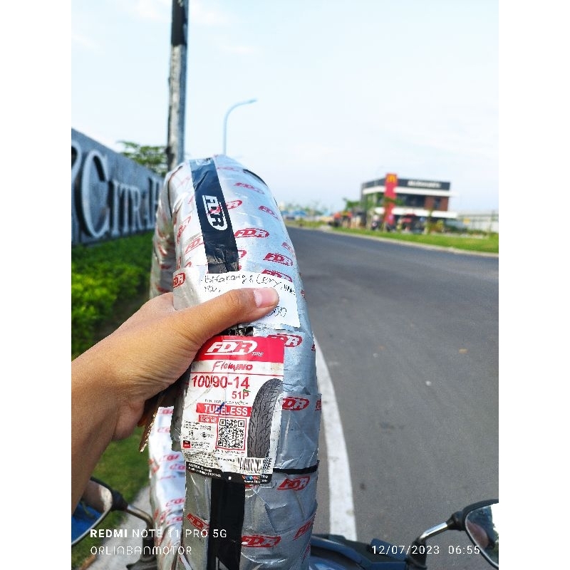 Ban Belakang Yamaha Lexi/Ban FDR Belakang Lexi/Ban FDR 100/90-14/BAN BELAKANG YAMAHA LEXI