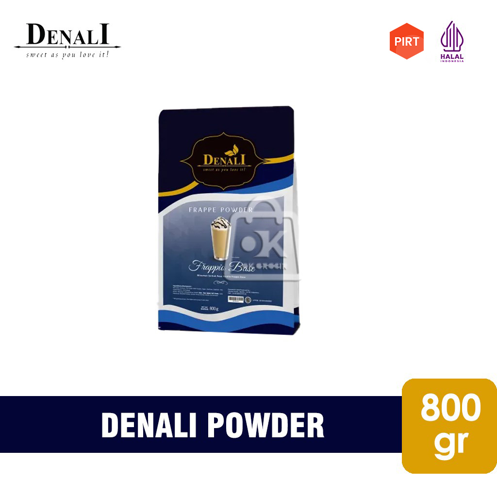 

Minuman Bubuk Denali Frappe Base / Powder Frappe (800 gr)