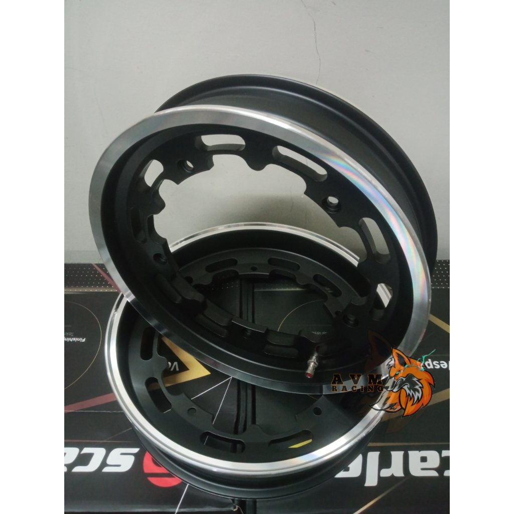 VELG VESPA TUBLES SCARLET - Pelek Velk Velg Tubles Vespa Px Sprint PTS Pxe Exclusive Excel Ring 12
