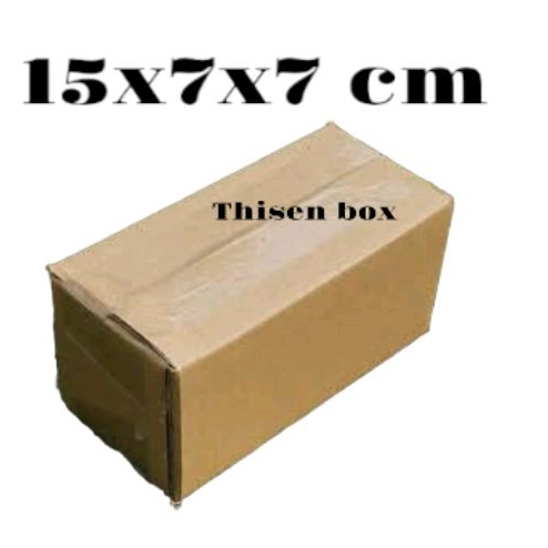 

Kardus box packing 15x7x7 cm die cut recycle daur ulang | souvenir | packaging murah online shop