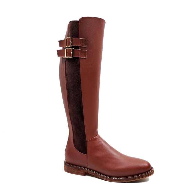 M&T - Sepatu Boots High Knee Wanita Scratto Premium Cow Leather - Boots Selutut