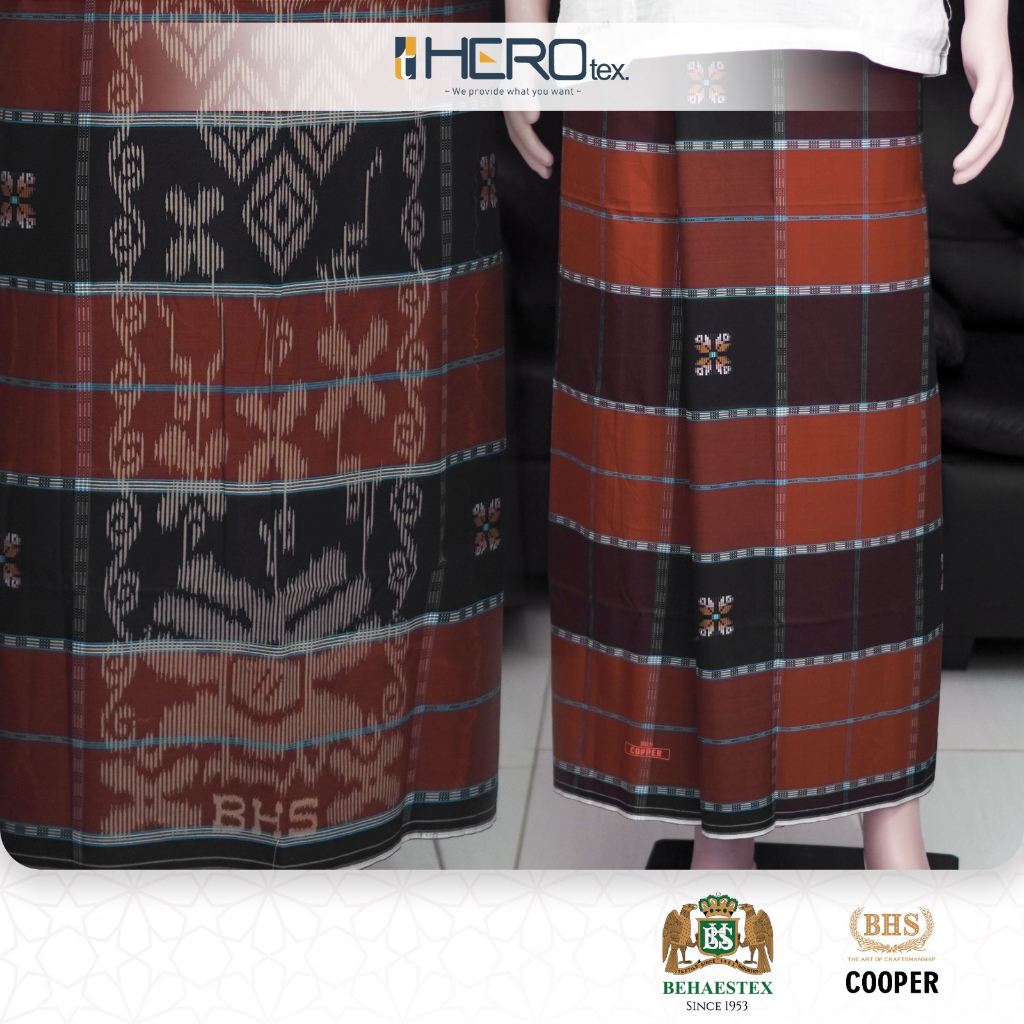 Sarung BHS Excellent Copper Motif Jaquard | Herotekstil
