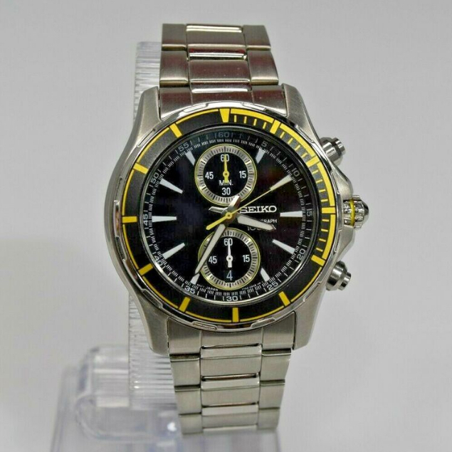 JAM TANGAN PRIA SEIKO SNN245P1 SNN245 CHRONOGRAPH ORIGINAL