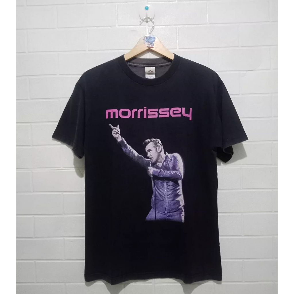 Tshirt Kaos Band Musik Original Morrissey On Stage Official Merchandise
