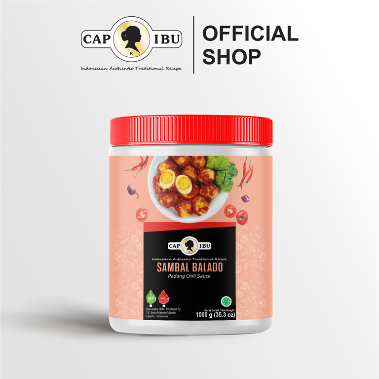 CAP IBU Sambal Balado Kemasan Pot