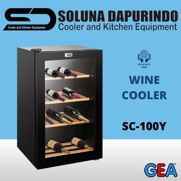 GEA WINE COOLER SC-100Y / SC100Y / PENDINGIN MINUMAN