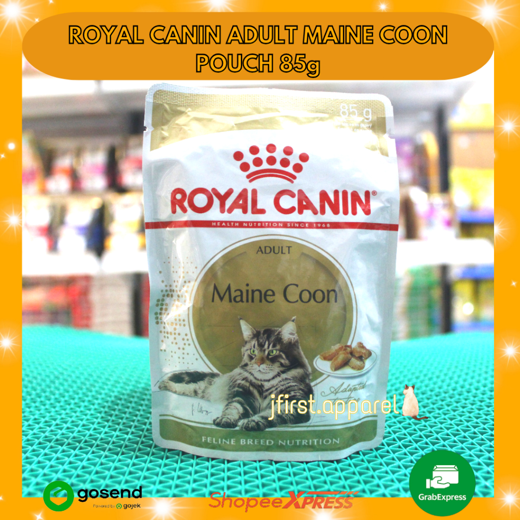ROYAL CANIN ADULT MAINE COON POUCH 85g | RC MAINE COON MAKANAN BASAH 85g