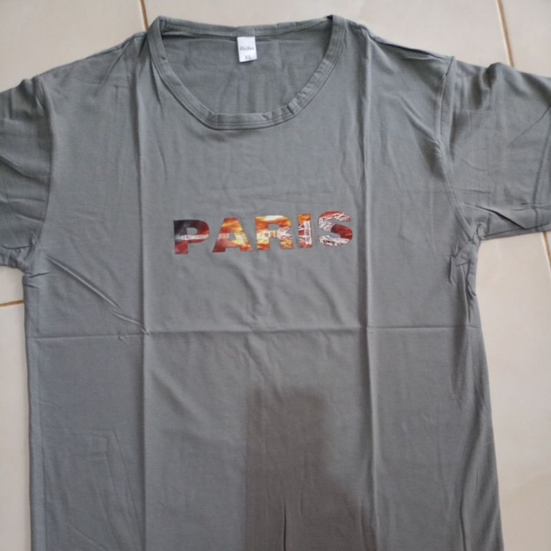 Baju Kaos Pria Import - PARIS