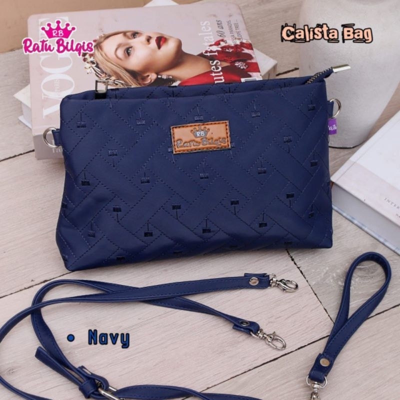 Calista bag by ratu Bilqis tas selempang wanita tas 2in1 tas murah