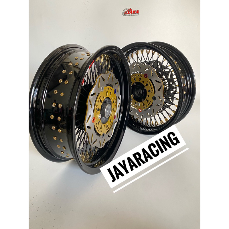 sepaket velg custom double disc benelli patagonian eagle ring 15 18