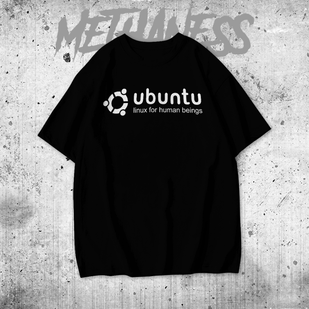 Kaos Tshirt Baju Distro / PROGRAMMER / LINUX UBUNTU LOGO