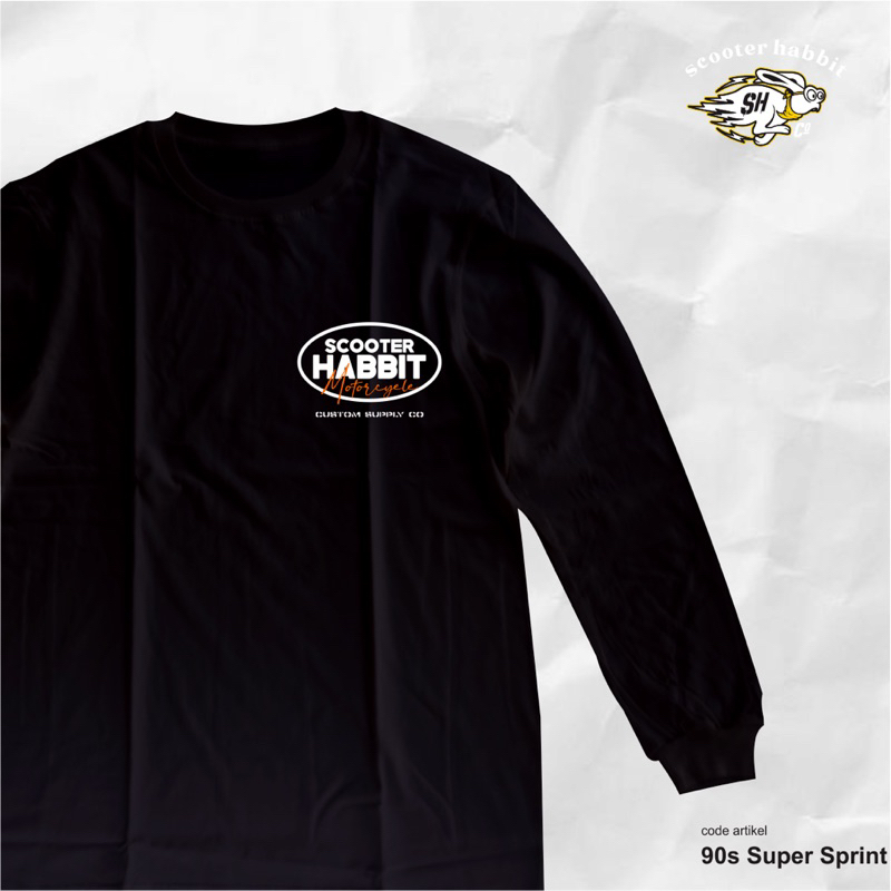 KAOS VESPA / SS90 BLACK