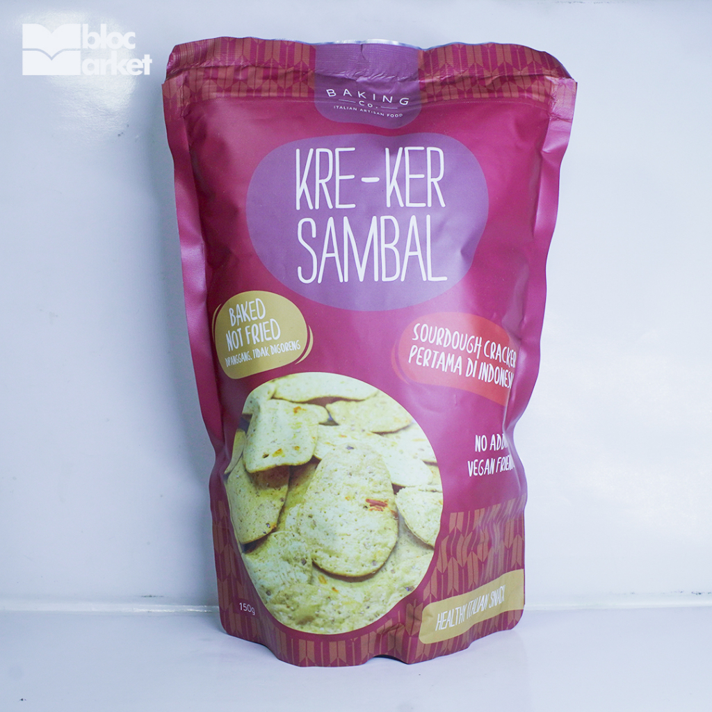

BAKING CO KRE-KER SPICY SAMBAL 150GR | SNACK SEHAT