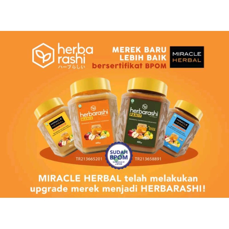 

Miracle Herbal 400 ML Madu Murni