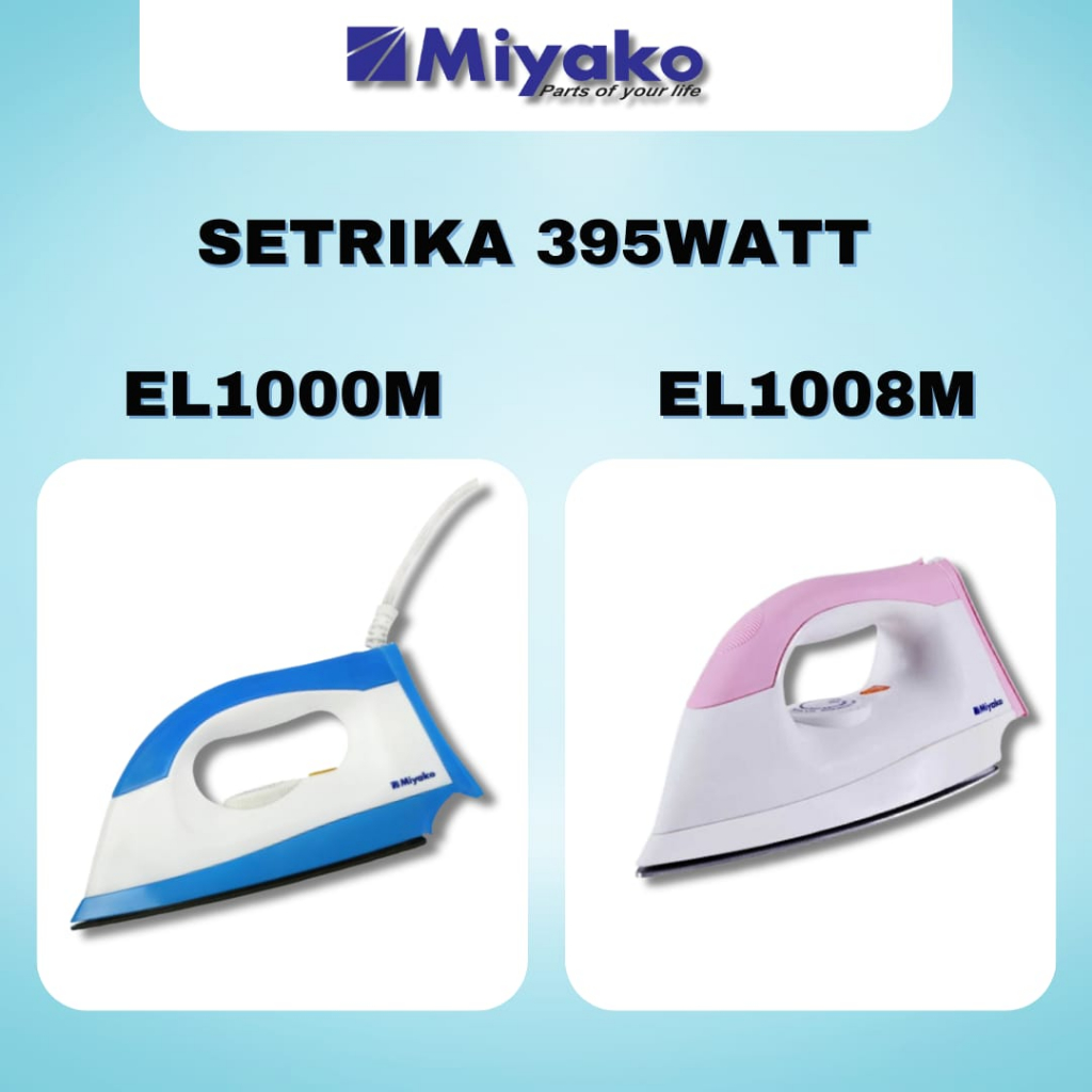 Promo cuci gudang setrika,strikaan murah bagus miyako EL-1000M atau 1008Msetrika listrik otomatis bu