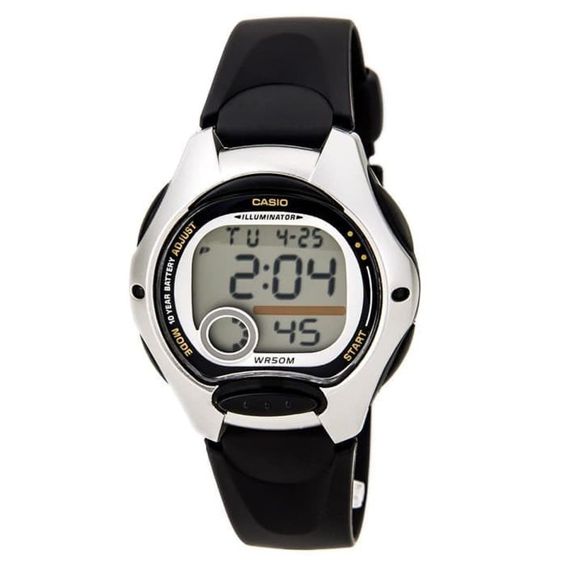 Casio LW-200-1AVDF Jam Tangan Wanita Rubber Black Original
