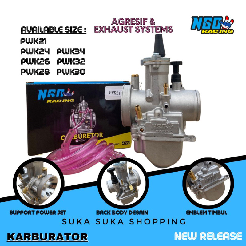 Karburator Pwk Pe NGO Racing - Kx Pwk Polos Karbu Pwk Kotak 21 24 26 28 30 32 34 ST pe 24 26 28