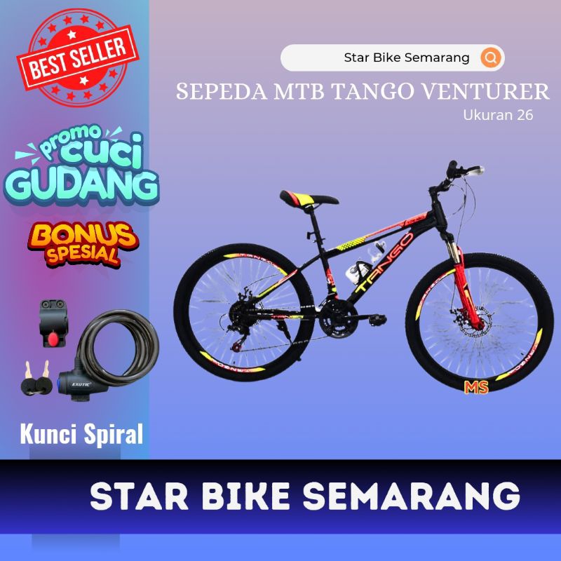 MTB 26" TANGO / SEPEDA GUNUNG 26" / MTB 26" TANGO VENTURER