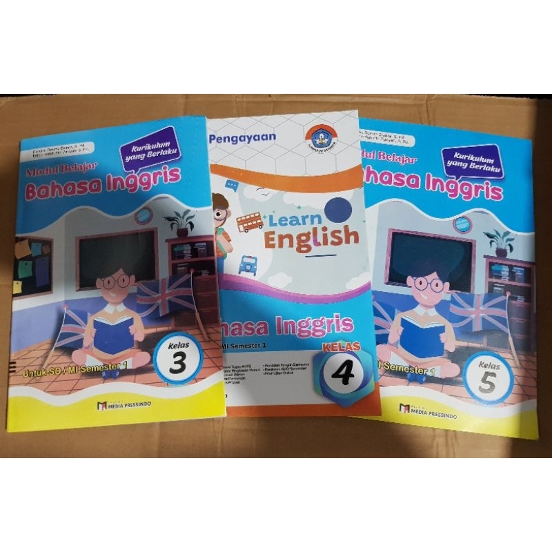 Lks Modul Pengayaan Bahasa Inggris SD Kelas 3.4.5.6 Semester 1 K13 Media Pressindo