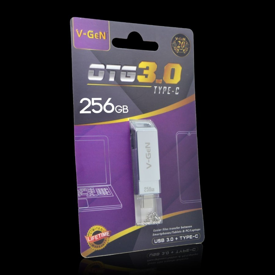 V-Gen Flashdisk USB 3.0 Otg Type C 256GB / Flashdisk OTG Type-c Vgen