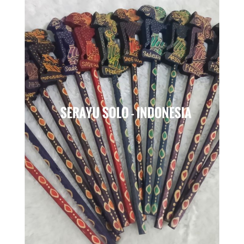 

pensil wayang kayu || souvenir solo || souvenir pernikahan