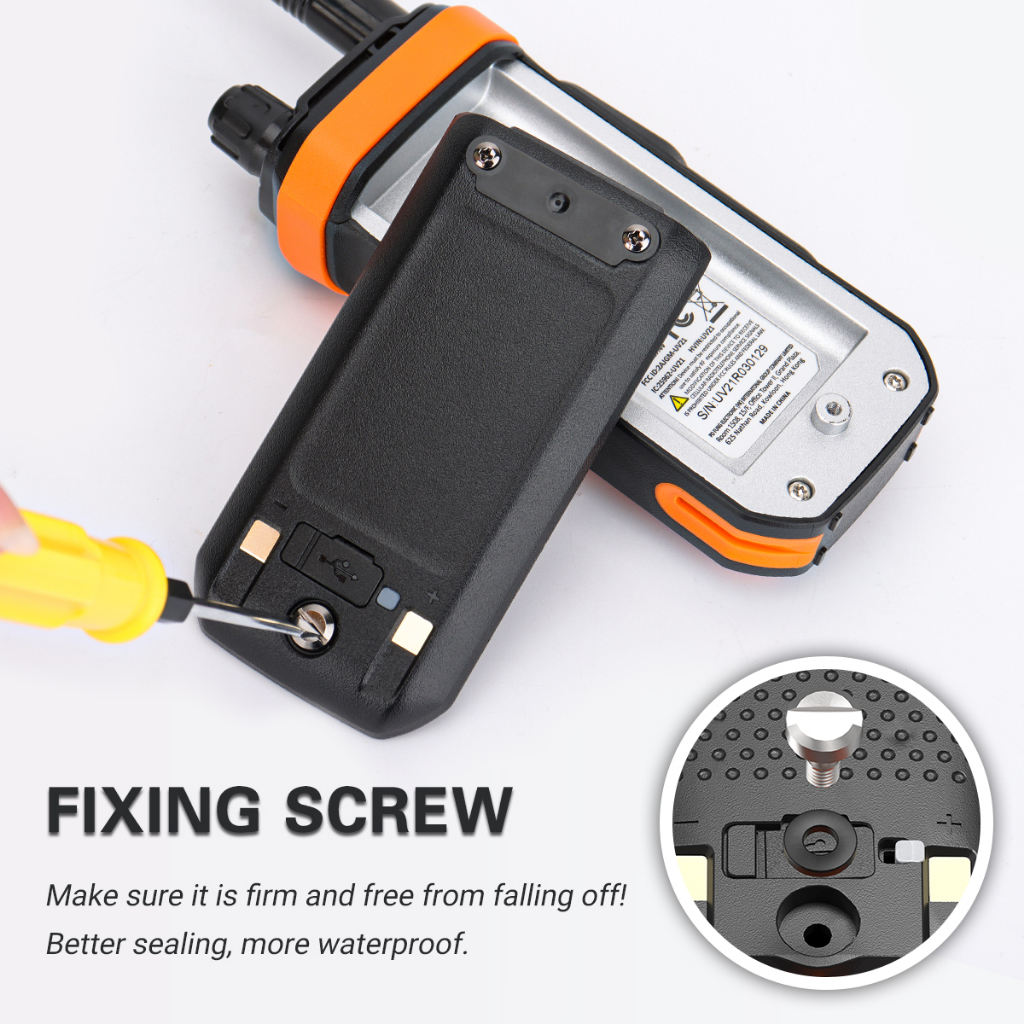 HT BF UV-21 Pro Walkie Talkie Dual Band FM Radio UHF VHF 10W 8800 maH