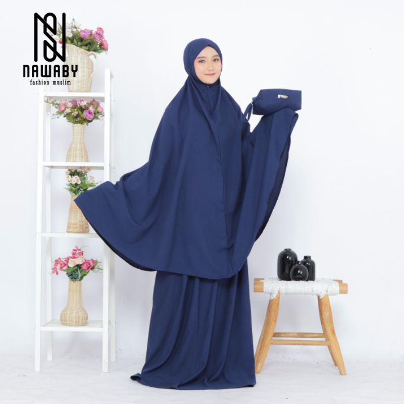 NAWABY - Mukena Traveling Zunaira 2in1 Katun Premium