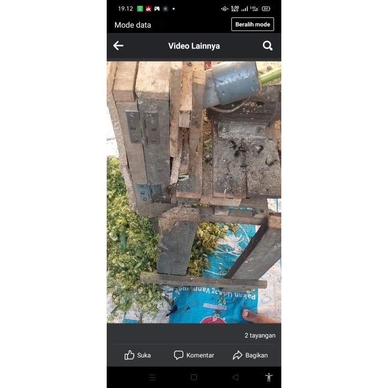 Mesin cacah rumput Pakan ternak