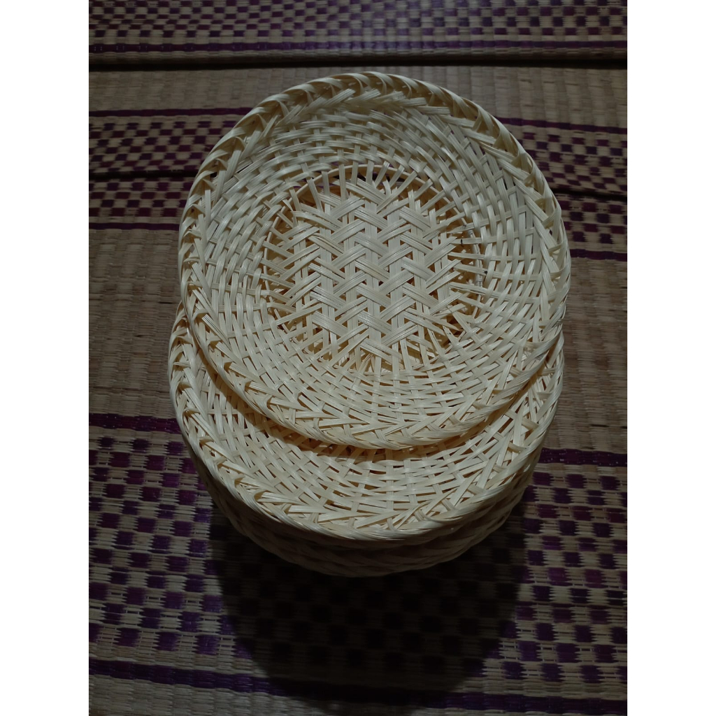 Piring anyaman Bambu