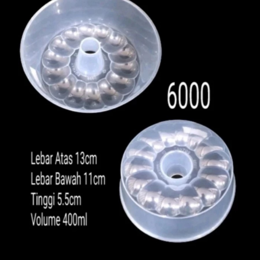 cetakan agar kecil /pudding kue bulat 6000 Tantos