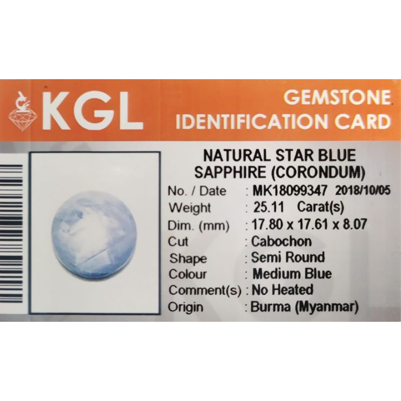 Star blue Sapphire