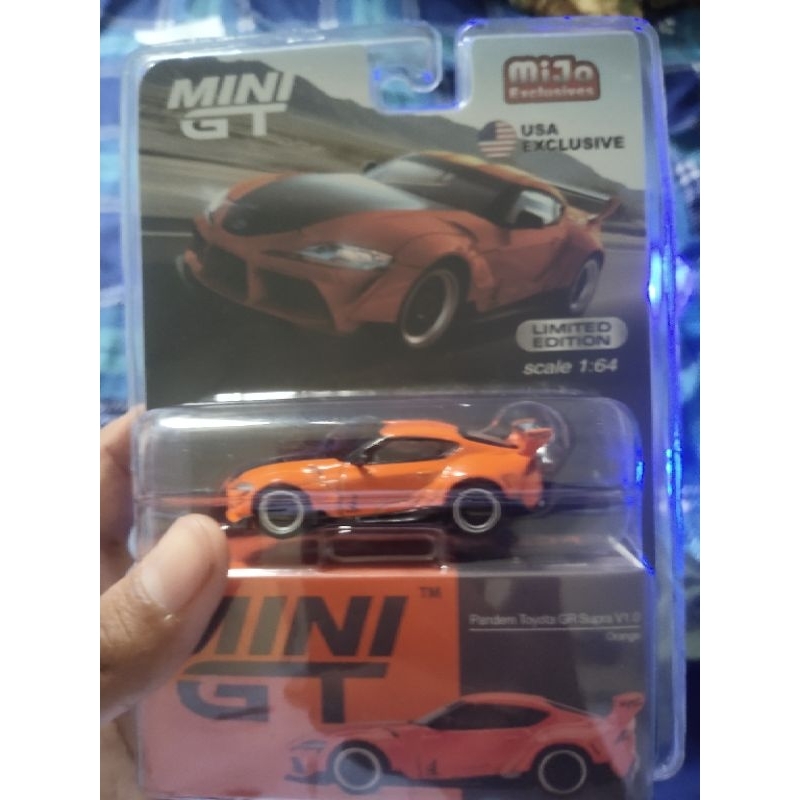Mini GT Toyota Gr Supra Orange